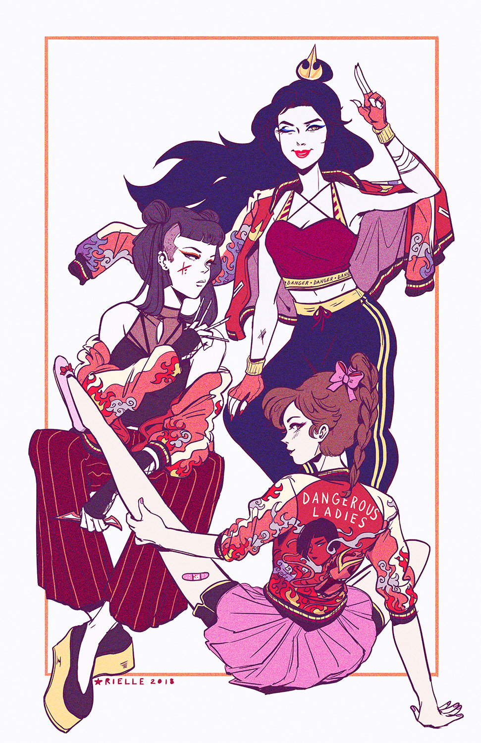 Image of Dangerous Ladies Print