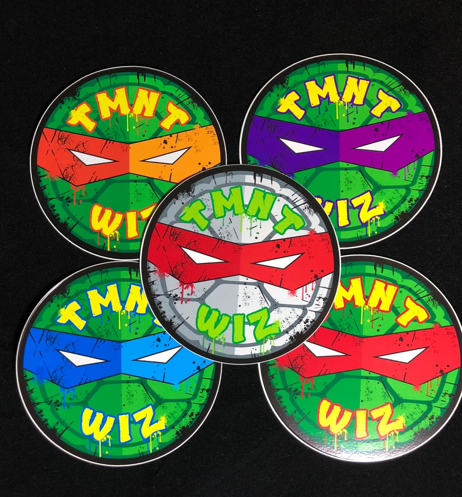 Image of TMNT_Wiz Logo Stickers