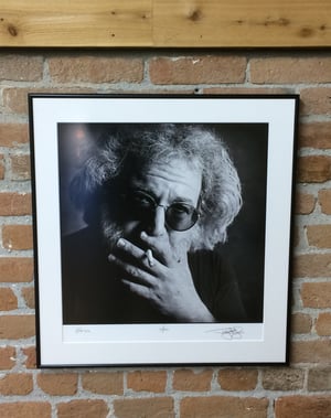 Image of Jerry Garcia (Mill Valley, CA, 1993) :: Limited Edition Custom Framed Fine Art Print