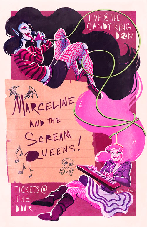 Image of Marceline and the Scream Queens Print