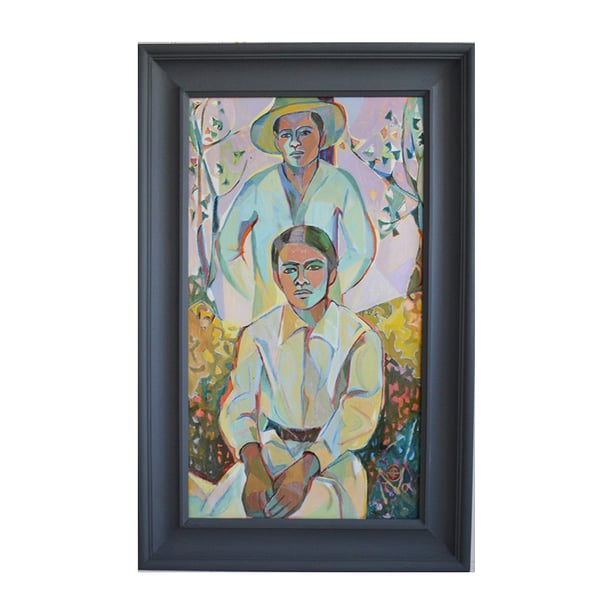 Image of 1970, Oil Painting, 'The Brothers', Christina Brooks