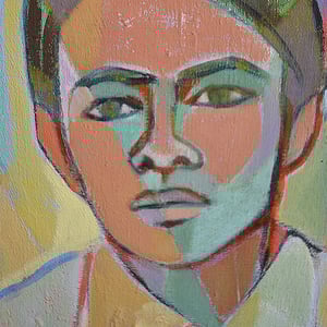 Image of 1970, Oil Painting, 'The Brothers', Christina Brooks