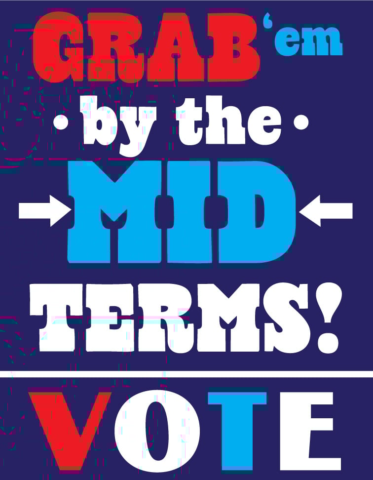 Image of Grab 'Em by The Midterms Giclee GOTV Posters