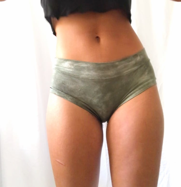 Image of organic hemp hipster panties