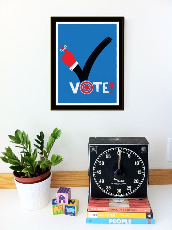 Image of Don't Forget To Vote! Giclee GOTV Poster 