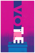 Image of VOTE Ballot Box - GOTV Giclee Poster