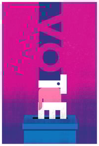 Image 1 of VOTE Ballot Box - GOTV Giclee Poster