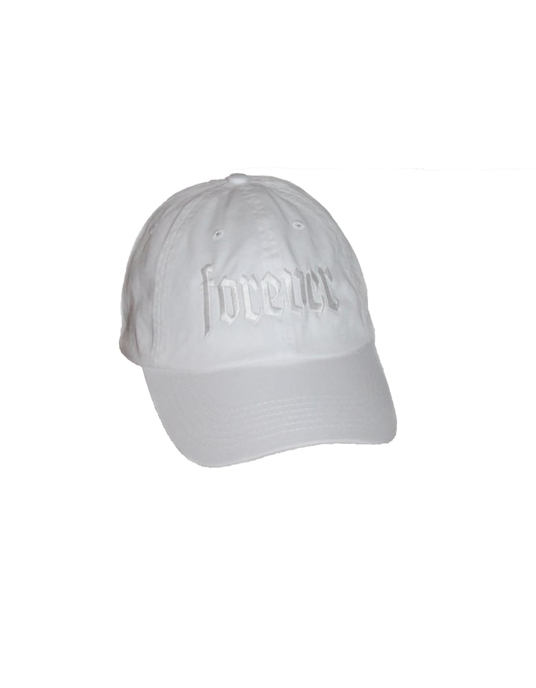 Image of Forever Hat white/white (Adjustable Strapback)