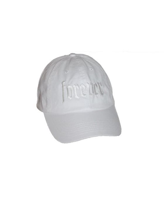 Image of Forever Hat white/white (Adjustable Strapback)