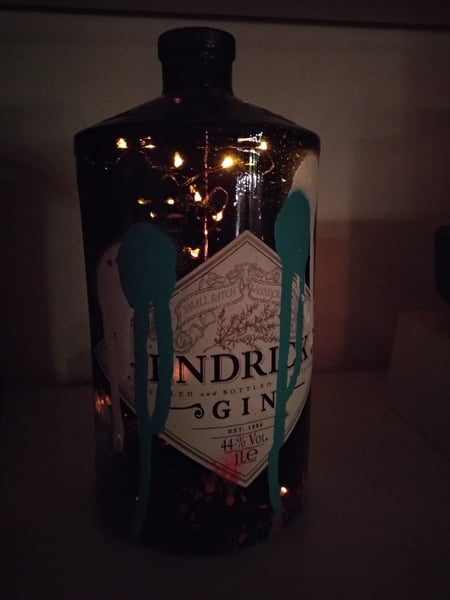 Image of Flaschenlampe Hendricks-Gin