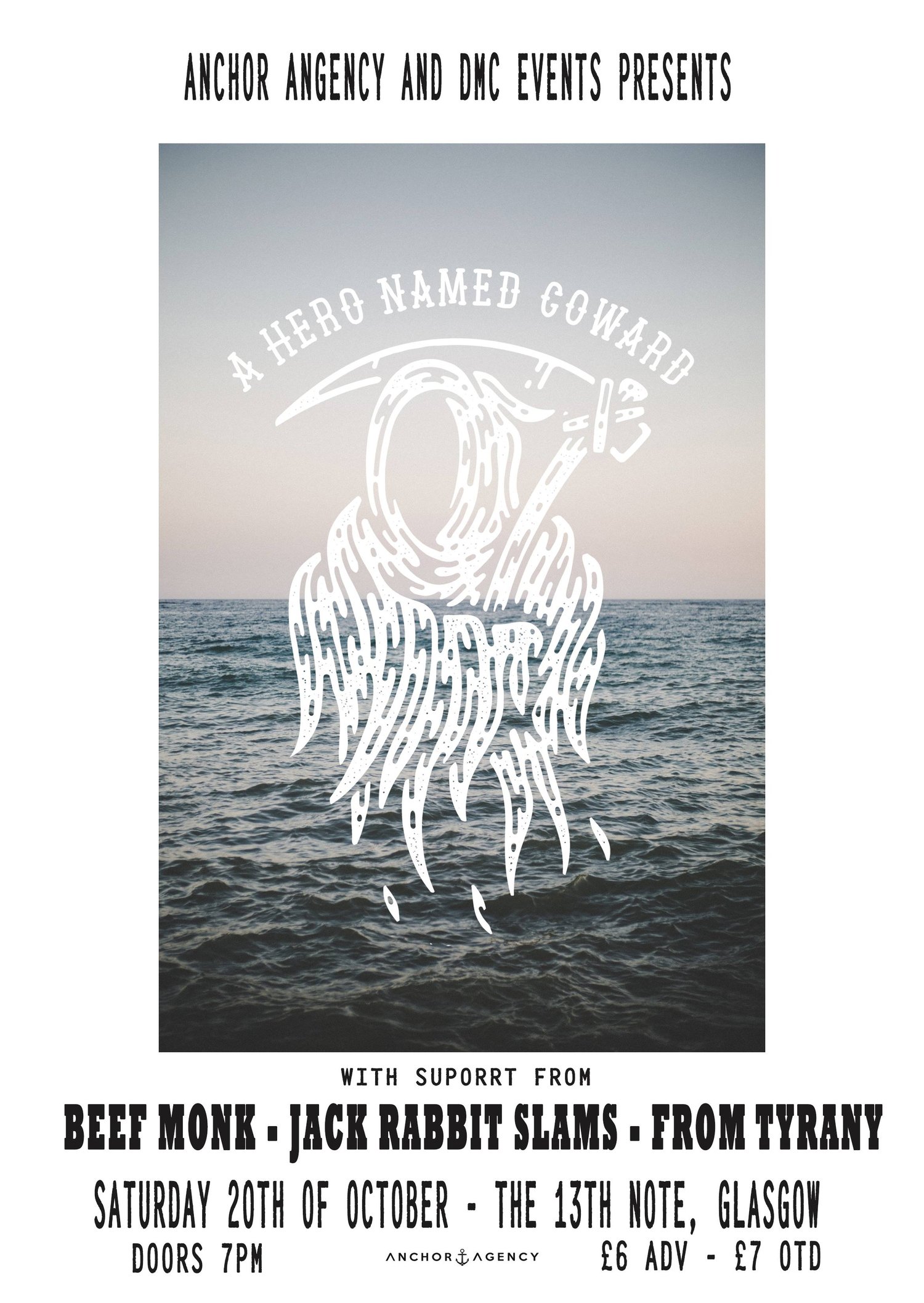 Image of E-TICKET - A Hero Named Coward @ GLASGOW