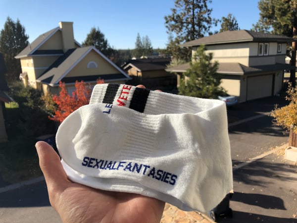 Image of Vetements Sexual Fantasy Socks