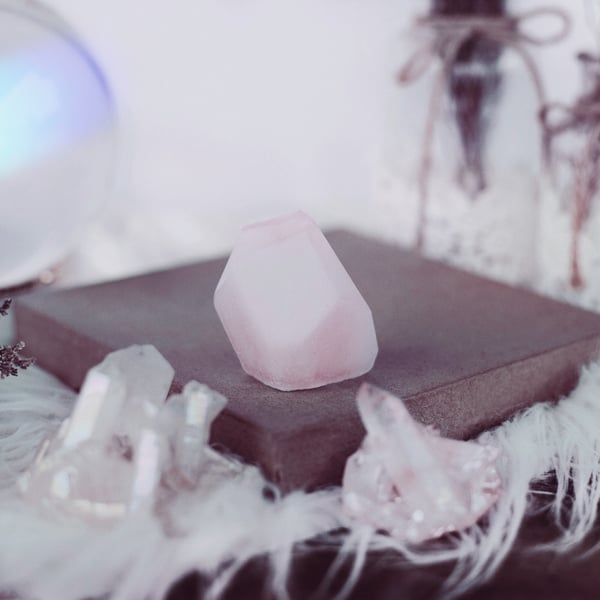 Image of Rose Quartz Soap Bar - The Crystal Collection