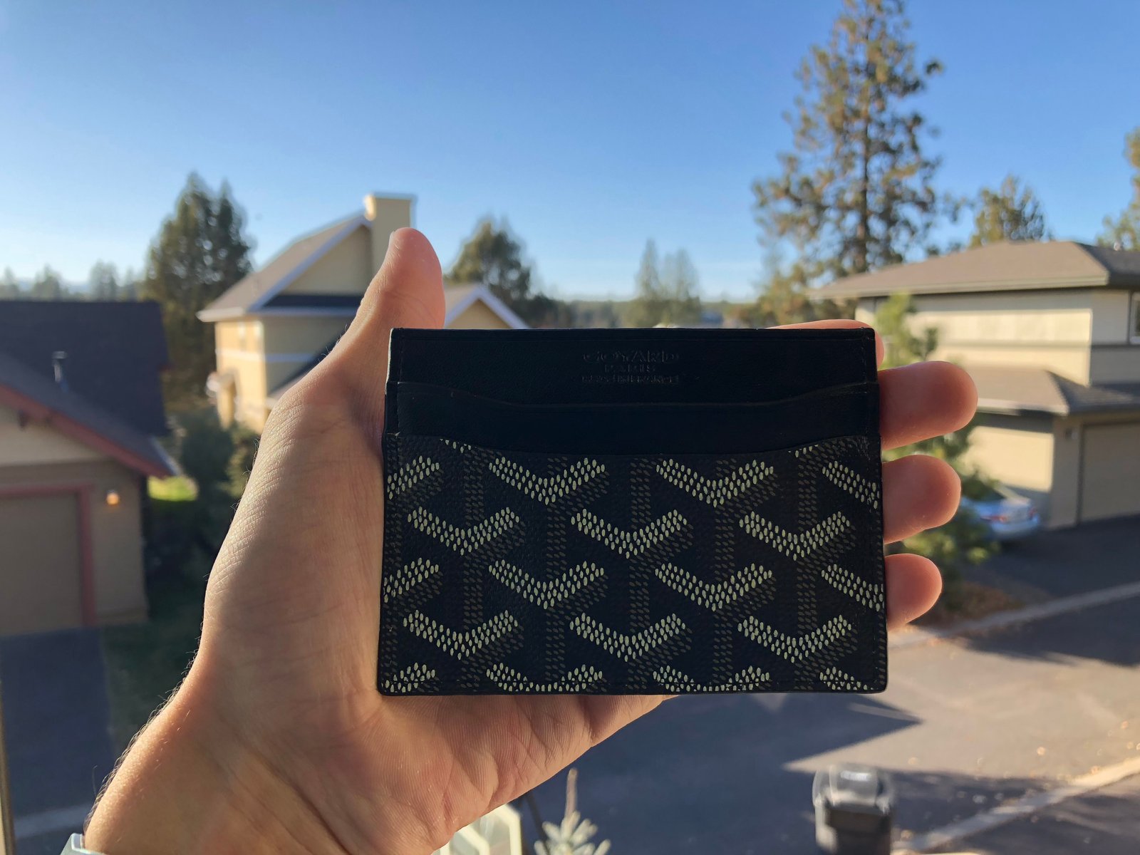 Goyard card holder for sale sale