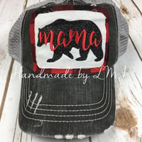 Mama Bear Raggy Patch Hat