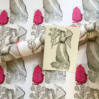 Image 2 of Spring Angel Wrapping Paper / Two Sheets