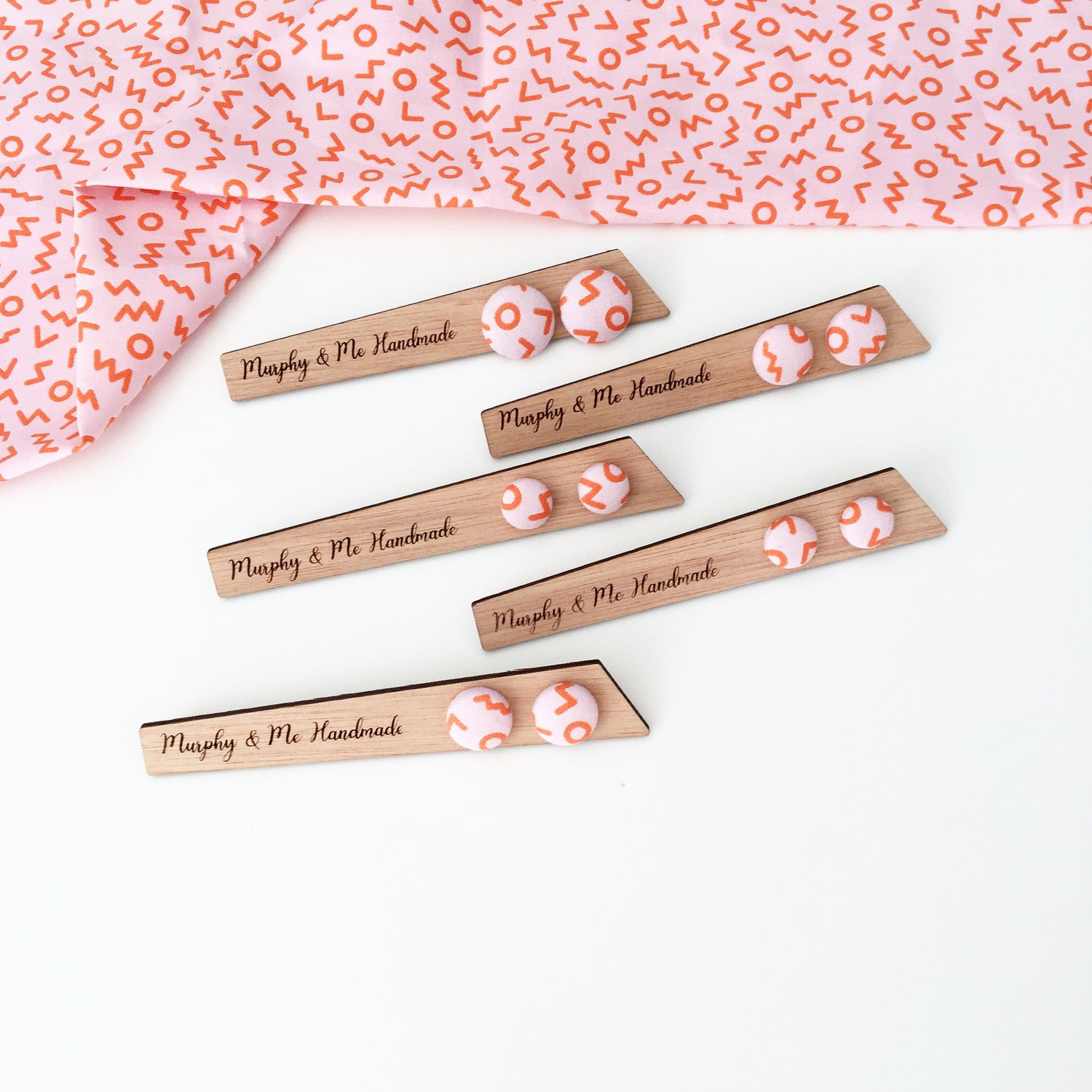 Image of Pink Fizzy Pop Studs