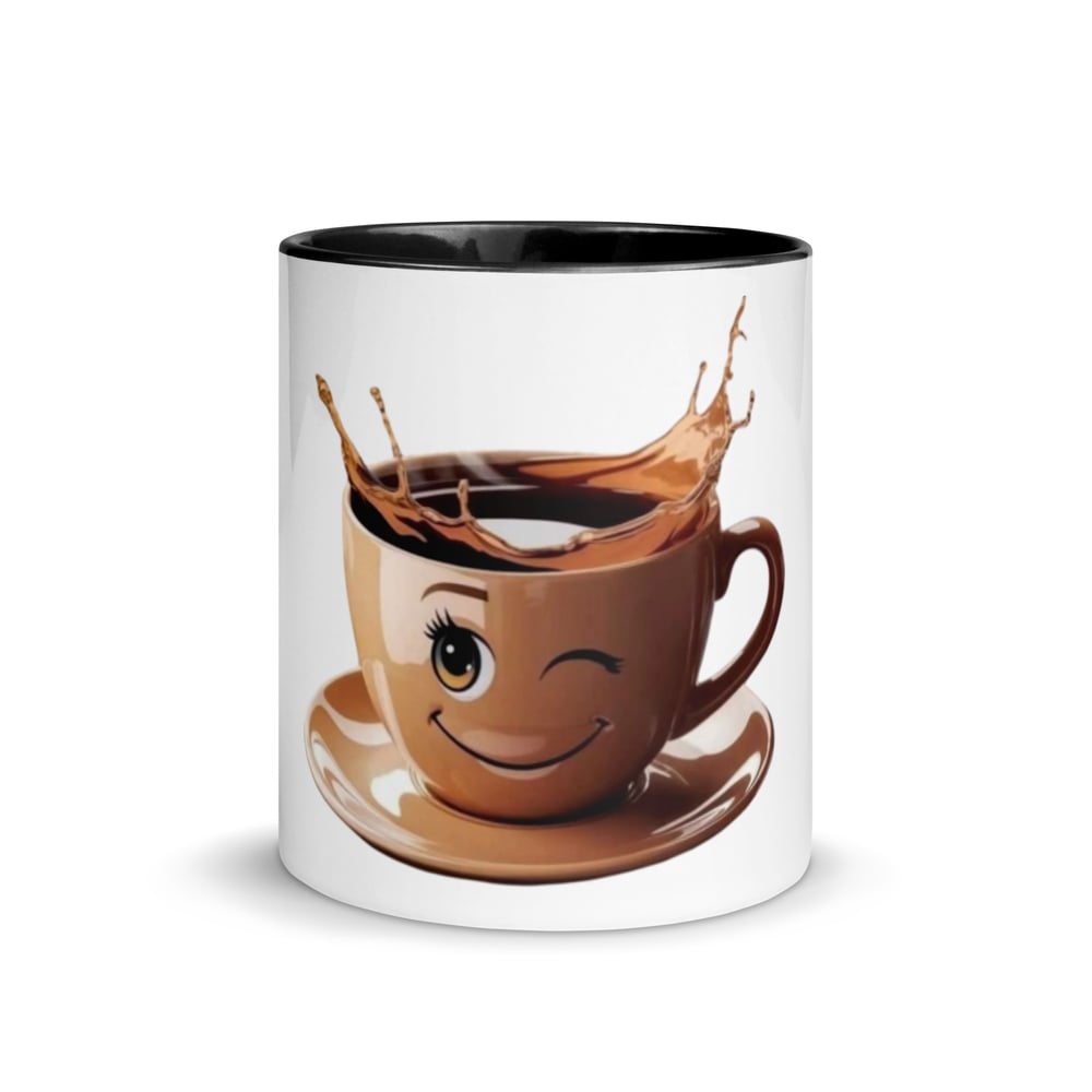 Image of Good morning Coffee mug with Color Inside