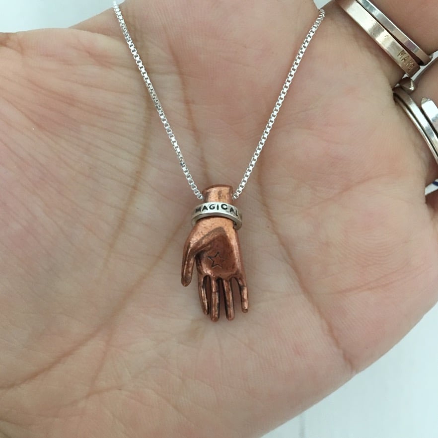 Image of hand necklace