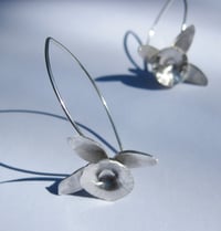 Image 2 of Daffodil orchid hook earrings