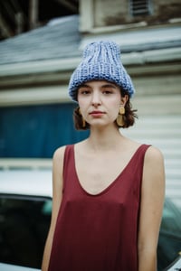 Image 3 of Kenora Toque (shown in Stonewashed Denim)