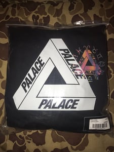 Image of Palace Zodigac Tri Ferg Hooded Sweatshirt Black Sz L