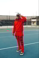 Image 1 of Red Stacked Suit
