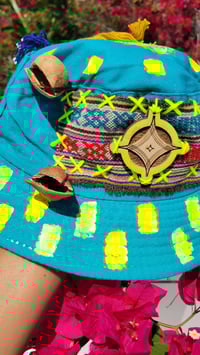 Image 3 of Turquoise Cosmic Cap