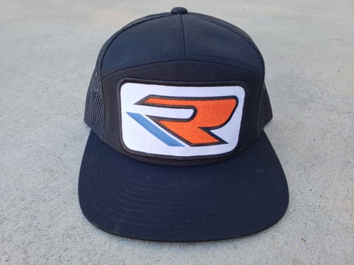 Image of Old School GSXR 'Slingshot' Trucker Hat - White/Blue