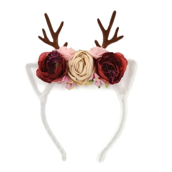 Image of Woodland Fur Lined Antler Headband