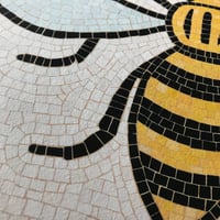 Image 2 of Manchester Bee Framed Art Print by fingsMCR 