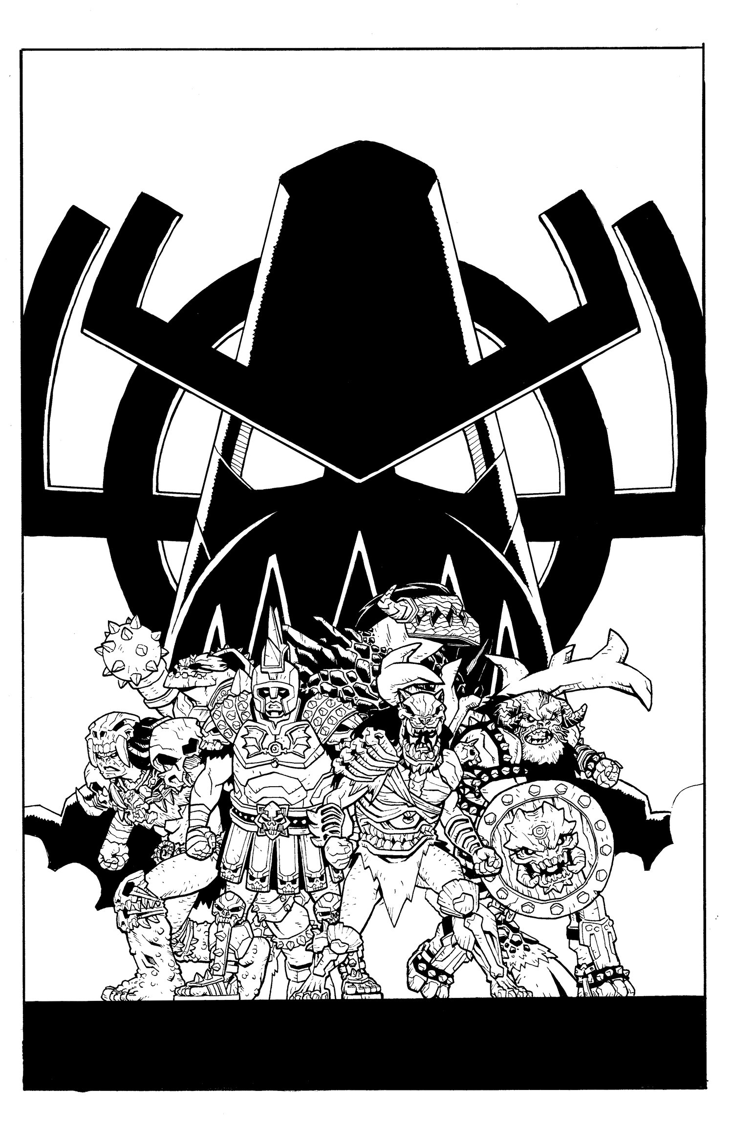 Image of GWAR: THE ENORMOGANTIC FAIL Original Cover Art