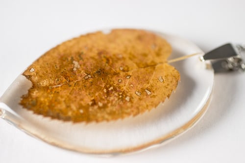 Image of Autumn Simple Leaf Pendant #7