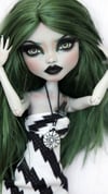 OOAK Monster High Custom Doll Repaint Frankie Stein by Rogue Lively