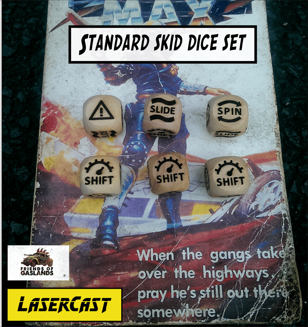 Gaslands skid dice sets