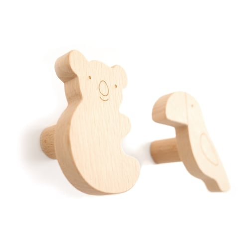 Image of Duo Tropical en bois de hêtre