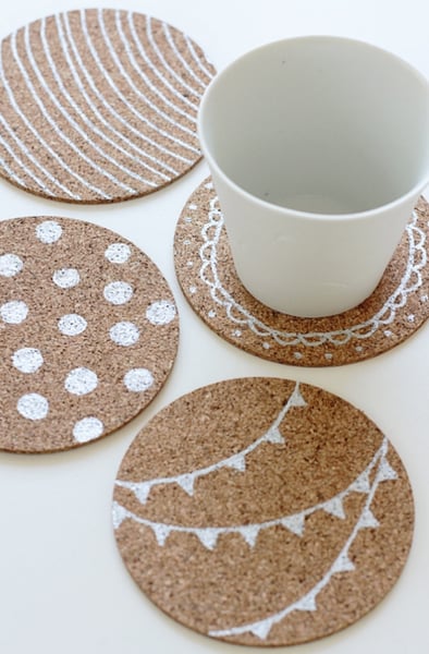 Image of Cork coasters 