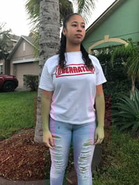 Image 2 of NEW Overrated NOT T-Shirt White