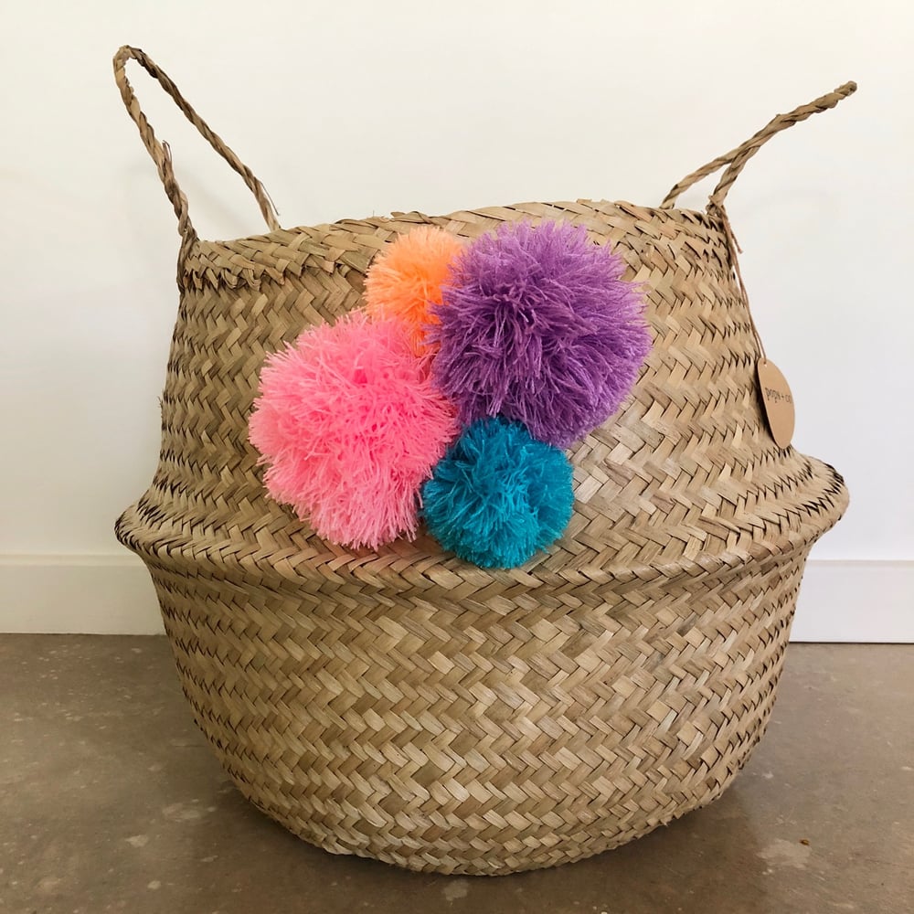 Image of Maxi Seagrass Basket - Frankie