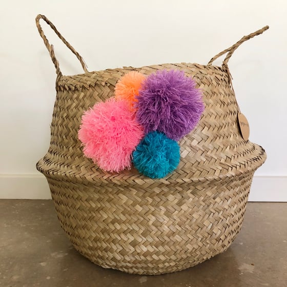 Image of Maxi Seagrass Basket - Frankie