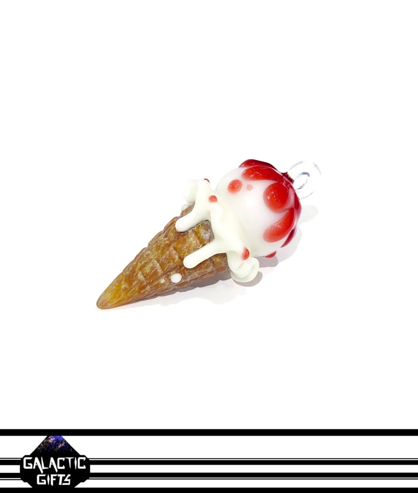 Image of Renee Patula Ice Cream Cone Pendant #2