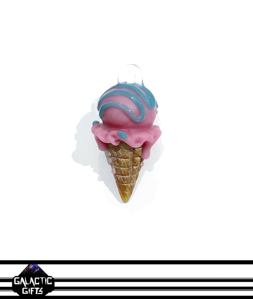 Image of Renee Patula Ice Cream Cone Pendant #3