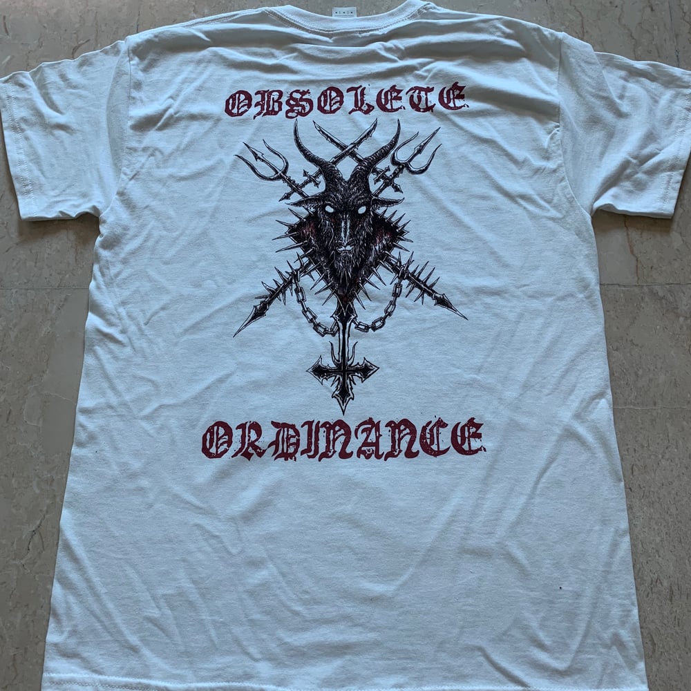 INFERNAL EXECRATOR "Obsolete Ordinance" White T-Shirt