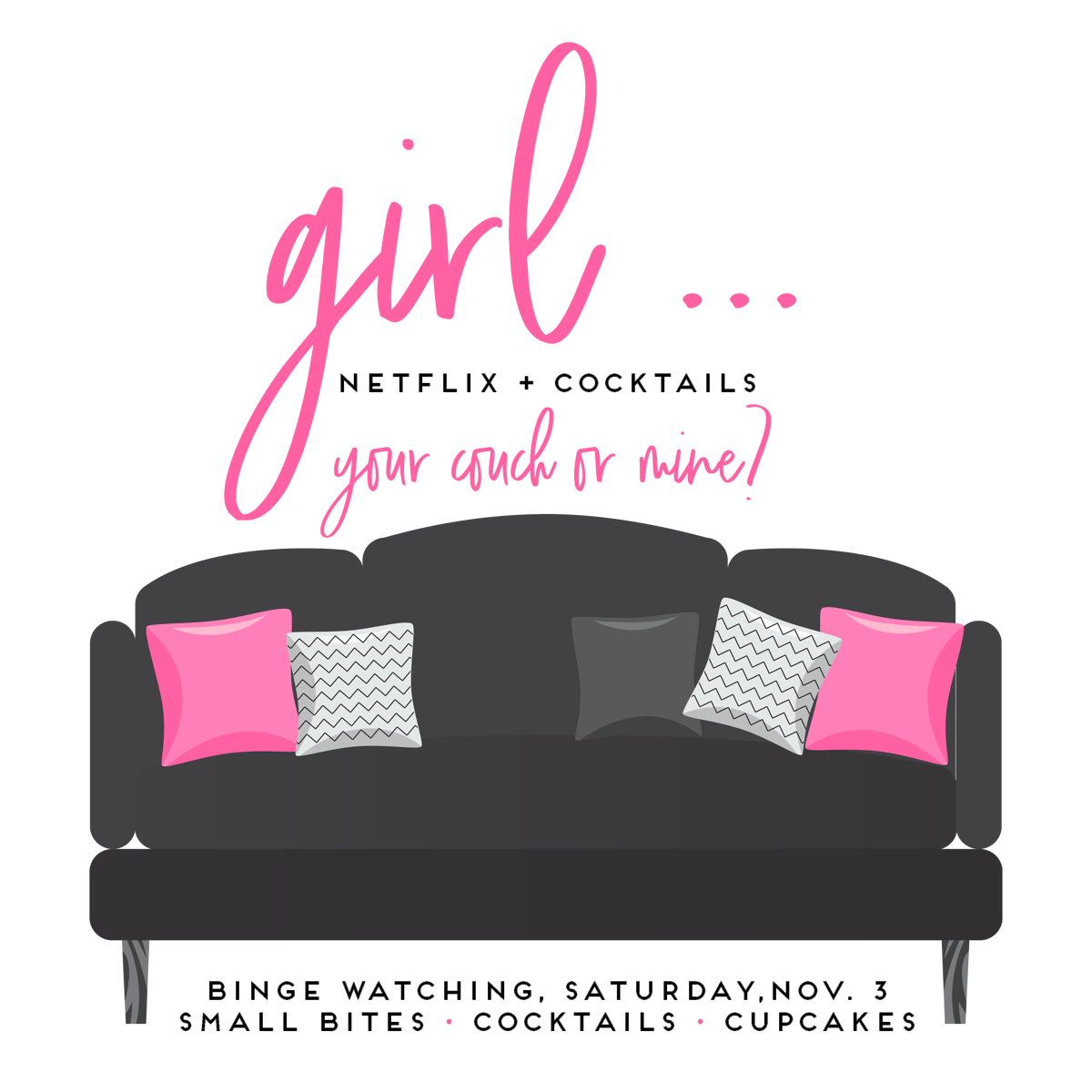Netflix Night Invitation