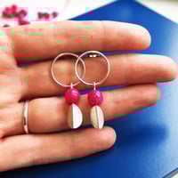 Image 1 of Mandorla Hoops Large