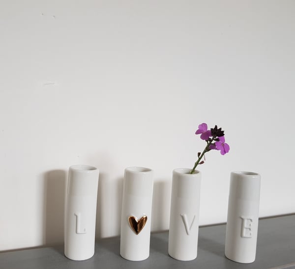 Image of Love - Mini vases - Set of 4