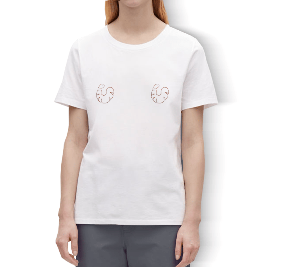 Image of T-Shirt ricamata Nipples