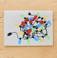 Tangled Lights Greeting Card