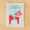 Dala Horse Greeting Card