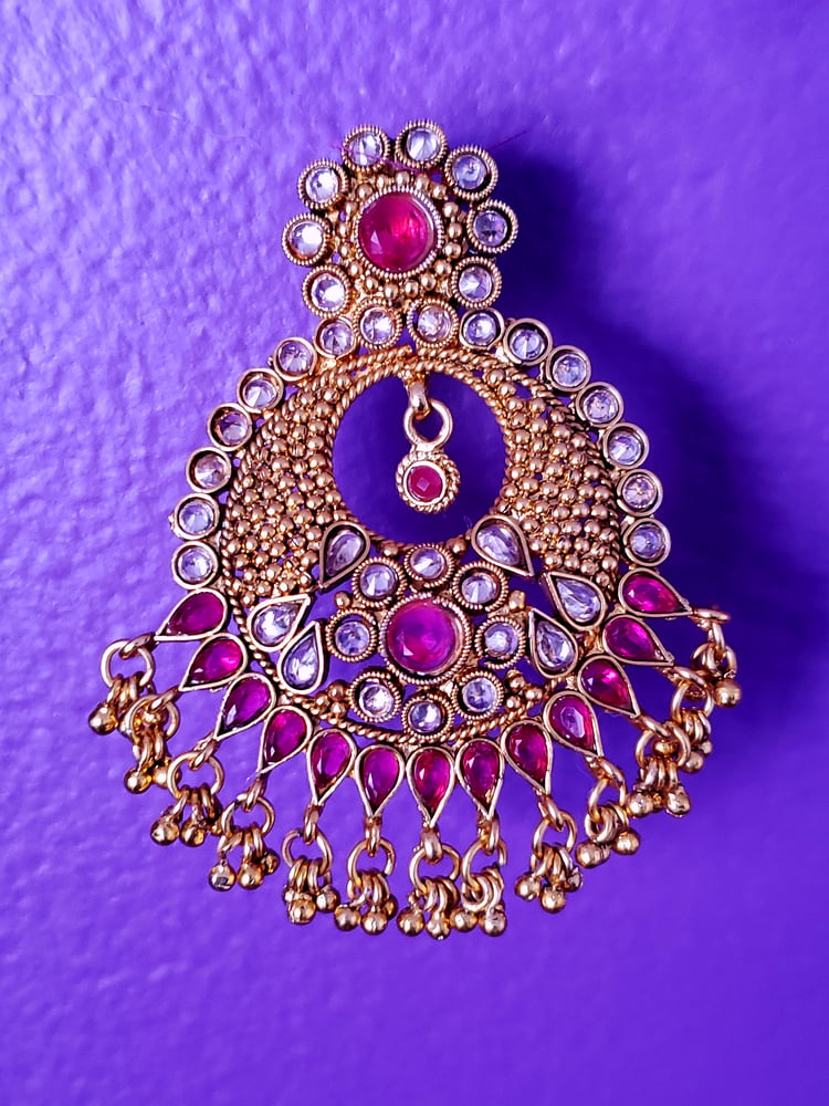 Image of Indra Chandelier Crystal Earrings